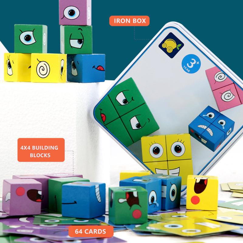 Bộ Đồ Chơi Xếp Hình Tương Tác Giáo Dục Sớm Cho Bé Mẫu Mới