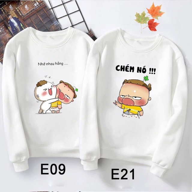Áo đôi thu đông đẹp đủ màu đủ size (video quay sp bất kỳ tại xưởng)