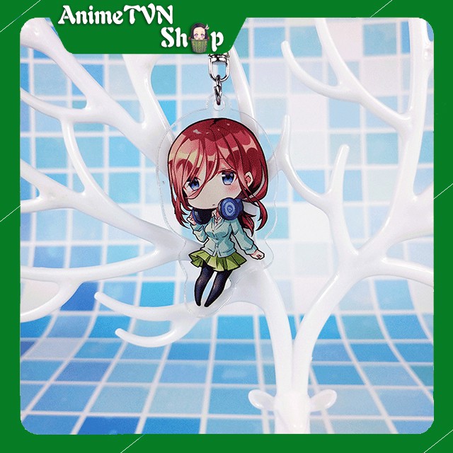 Móc khoá Mica anime 5-toubun no Hanayome (Loại Treo nhân vật) - Nhựa Cứng Acrylic In 2 mặt sắc nét ( ảnh thật )