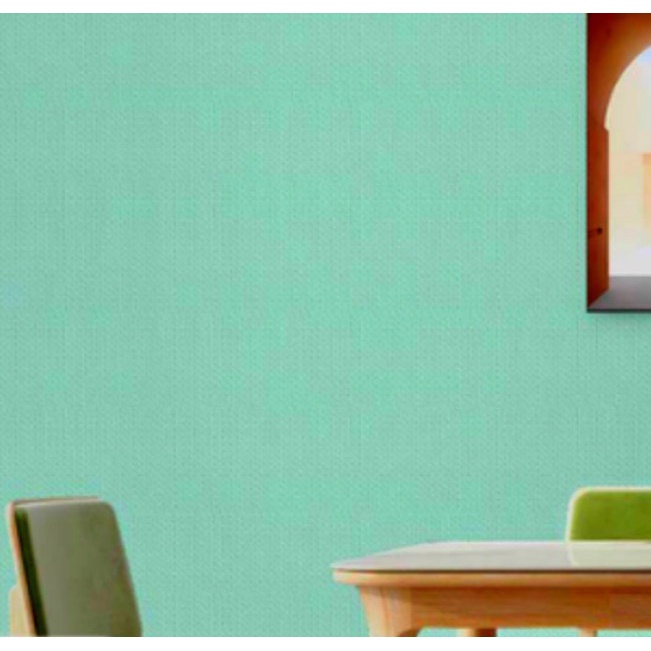 Decal giấy dán tường keo sẵn xanh ngọc nhám khổ rộng 0.45m keo sẵn