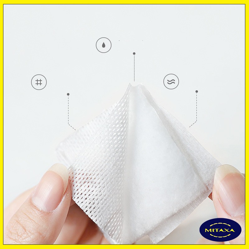 Bông tẩy trang Princessfish, 100% sợi thực vật, 228 miếng | BigBuy360 - bigbuy360.vn