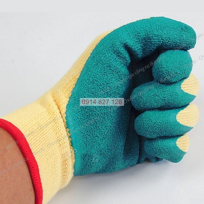 Găng tay cao su Total TSP13101 chống cắt, trơn trượt, mài mòn thấm hút mồ hôi , bảo vệ tay, Bh 6 tháng