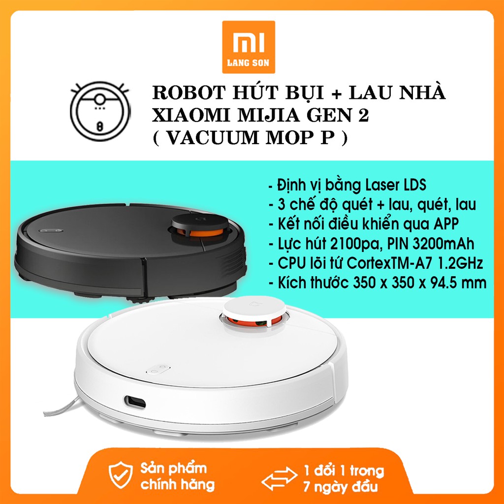 Robot hút bụi lau nhà Xiaomi Gen 2