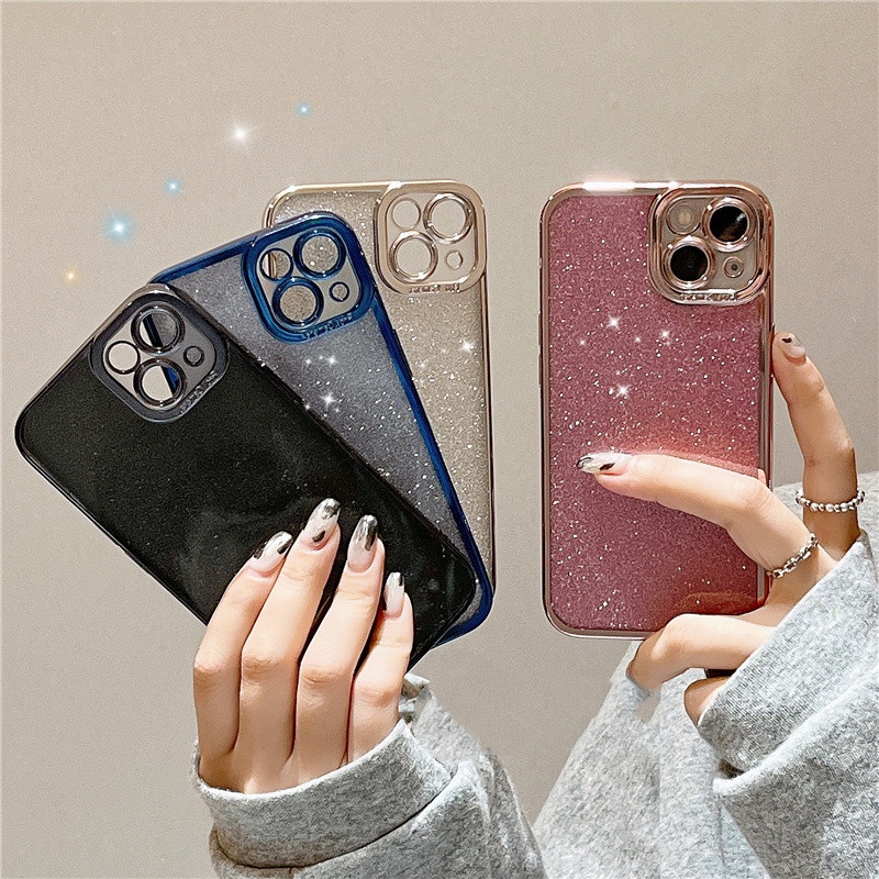 Ốp Điện Thoại Mềm Hình Gấu 6D Màu Hồng Cho iphone 13 12 11 Pro MAX 7 + 8Plus SE 2020 XR XS MAX XX