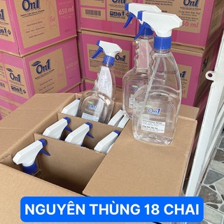 Nguyên thùng 18 chai Xịt khử trùng ON1 - 650ml (Dạng Xịt Phun Sương)