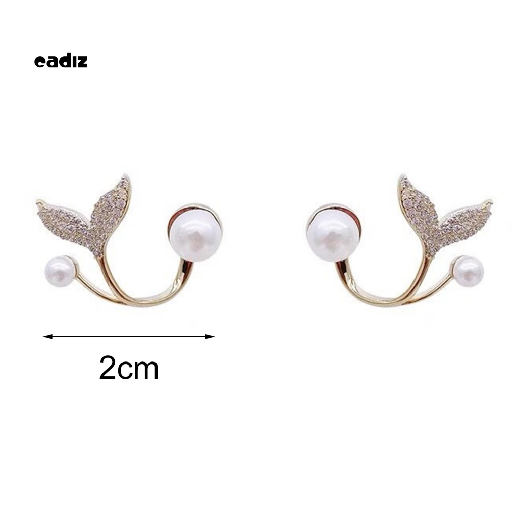 Khuyên Tai Nữ Đính Ngọc Trai Giả Thời Trang