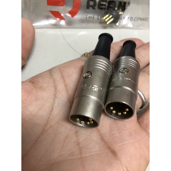 Jack midi din 5 chân cao cấp mạ vàng chính hãng dành cho amply cổ,đức,châu âu