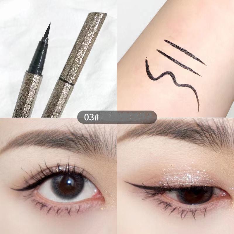 Bút kẻ mắt dạng lỏng Xixi không thấm nước và mồ hôi không nhòe cho người mới bắt đầu