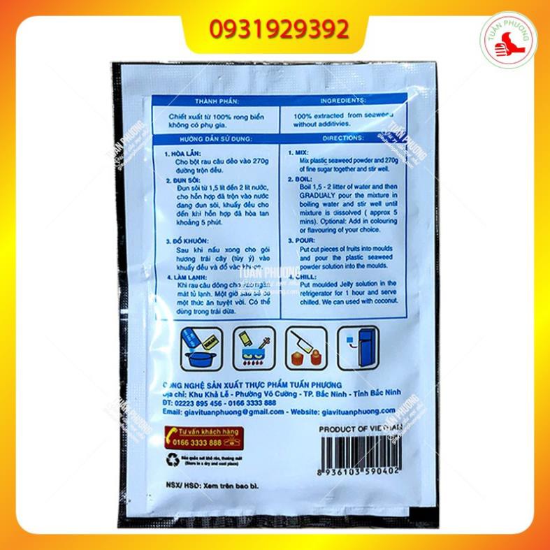 Bột Rau Câu Con Cá Dẻo ( Gói )