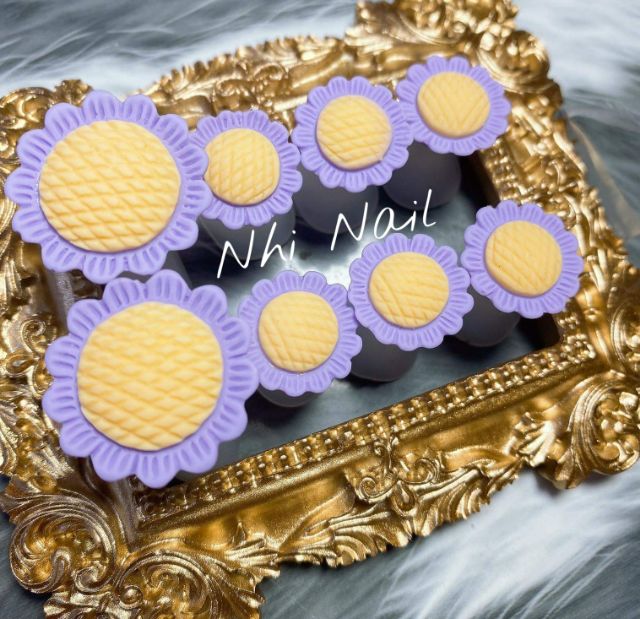 Bộ tách ngón silicon cute sét 8 cái có nhìu mẫu mã