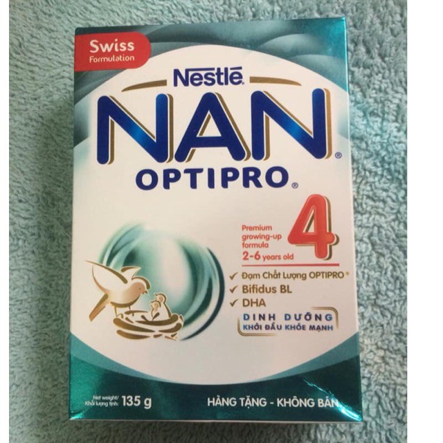 Sữa Nan 4 hộp giấy