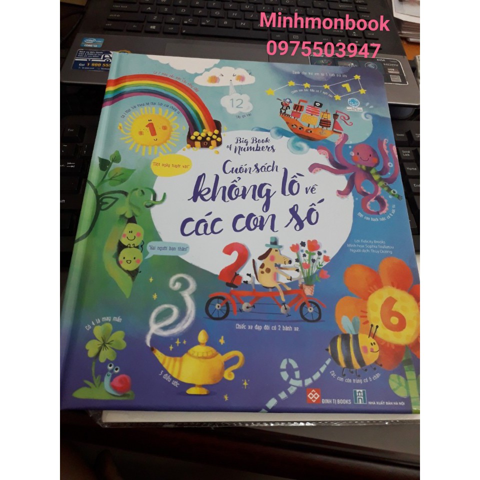 [Mã LIFEMALL995 giảm 10% đơn 99K] Sách Big Book of numbers - Cuốn sách khổng lồ về các con số