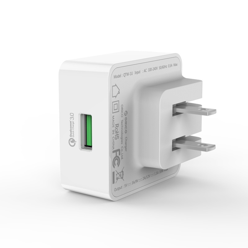 [ORICO] Sạc Nhanh Quick Charge 3.0 QTW-1U 18W QC 3.0