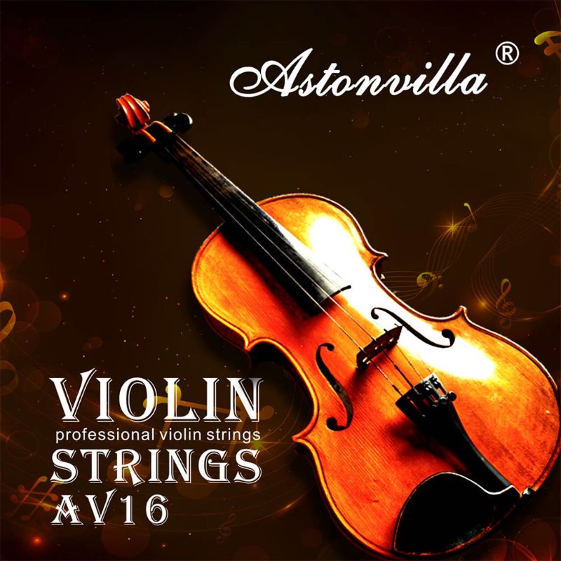 SUN 4Pcs/Set Violin Strings G-D-A-E Universal String Steel Core Violin Fiddle Strings for Instruments 4/4 3/4 1/2 1/4 Vi