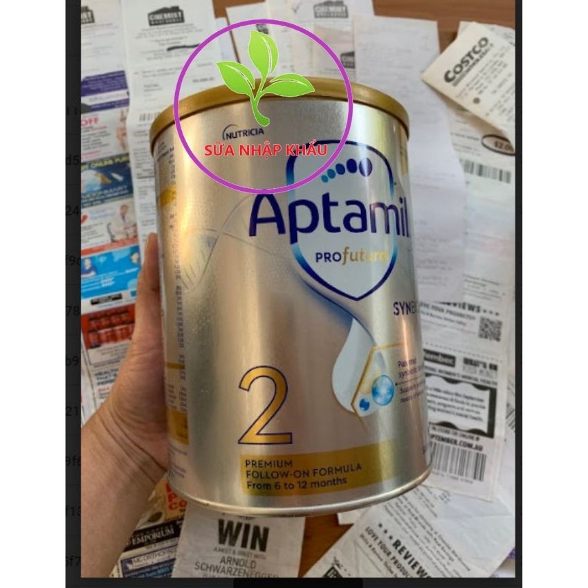 Sữa bột Aptamil ProFutura Úc số 1,2,3,4 cho trẻ em hộp 900g nhập khẩu Úc Date xa