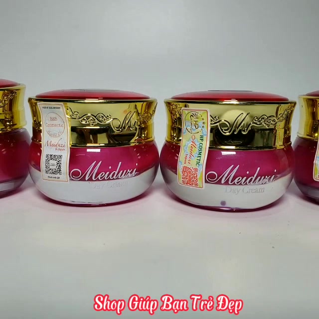 Kem Nhật Meiduzi Chính Hãng Loại 1 - Bộ Kem Face Night Cream Màu Xanh Và Day Cream Màu Đỏ | BigBuy360 - bigbuy360.vn
