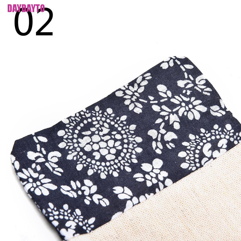 Set 2 Túi Vải Cotton Đựng Trang Sức Làm Thủ Công