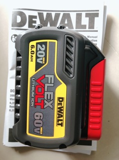 Pin dewalt FLEXVOLT 20v-60v max