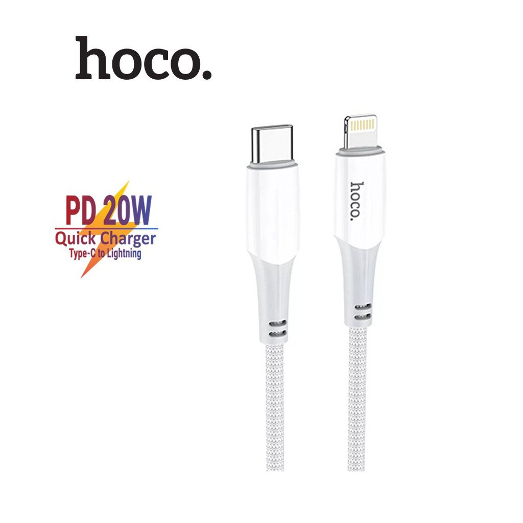 Cáp sạc Hoco X70 PD20W Type-C dành cho ip6/7/8/9/13promax vải bện siêu bền dài 1m
