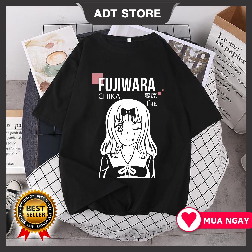 Top 4 Mẫu Áo thun Kaguya-sama Love is War Chika  anime ngắn tay cổ tròn độc đẹp giá rẻ