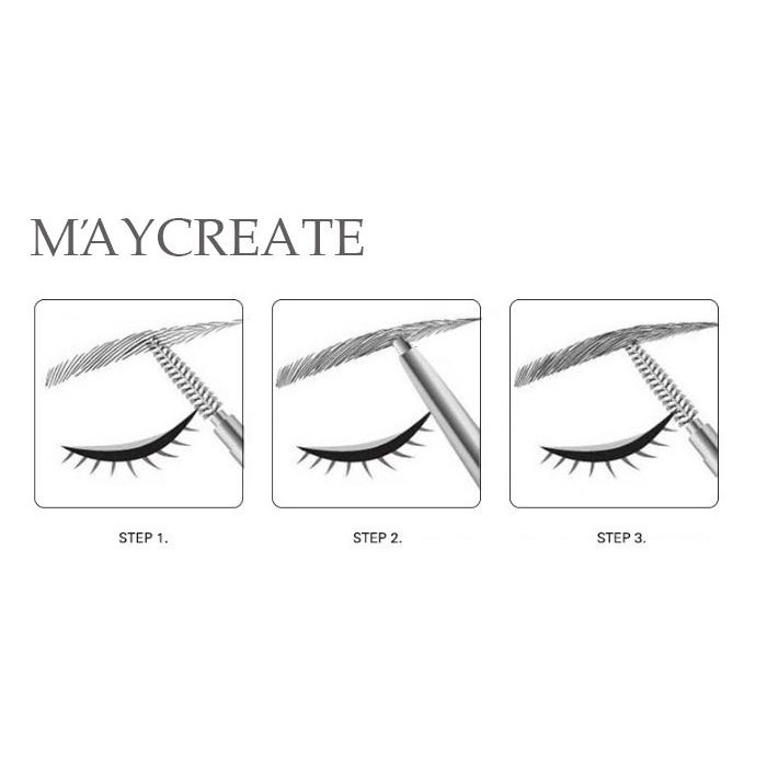 Bút chì kẻ lông mày Maycreate 2 Trong 1 KM25