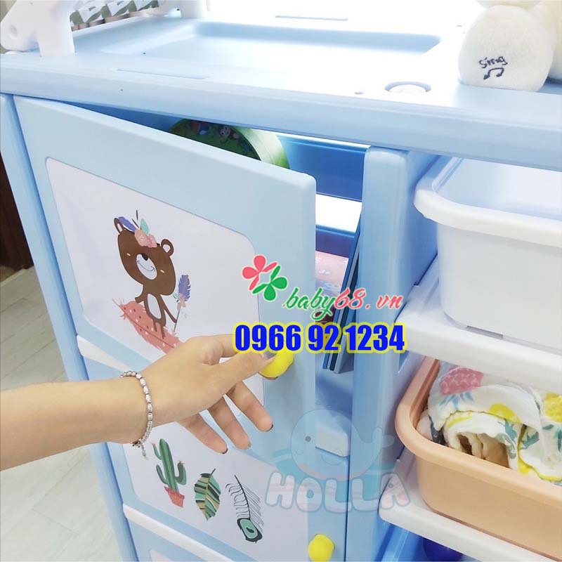 Tủ Kệ Đựng Đồ Chơi, Quần Áo Cho Bé Hình Ngôi Nhà Holla 2021