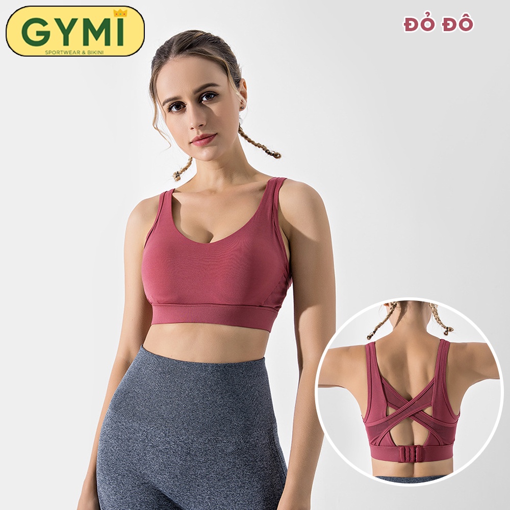 Áo bra tập gym yoga nữ mút đúc may liền cố định AL29 dáng thể thao chất thun lạnh cao cấp cố định nâng đỡ ngực