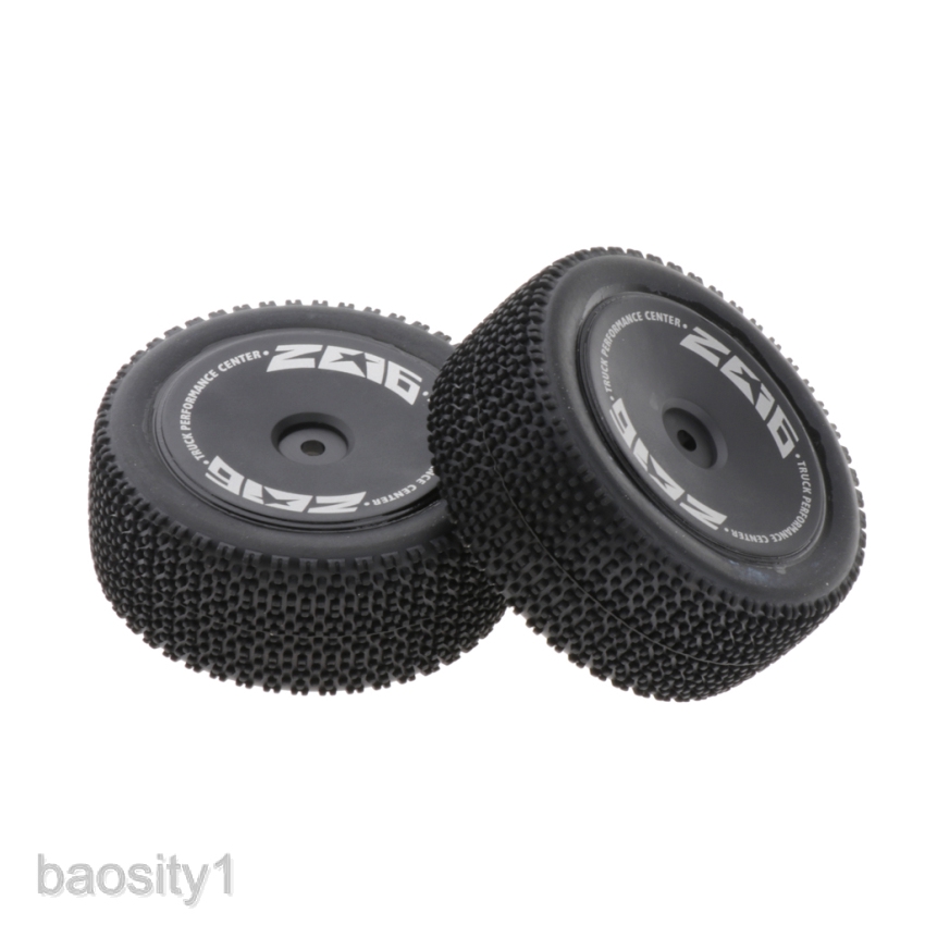 Bộ 2 bánh xe cao su tỉ lệ 1/14 xe đồ chơi điều khiển từ xa Wltoys 144001