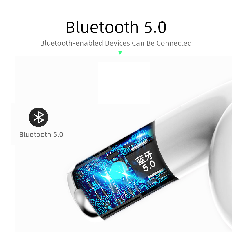 Tai Nghe Không Dây TWS UTELITE I58 Chính Hãng Bluetooth 5.0 Có Mic Âm Thanh Superbass Hifi Màn Hình LED Cho Android iOS