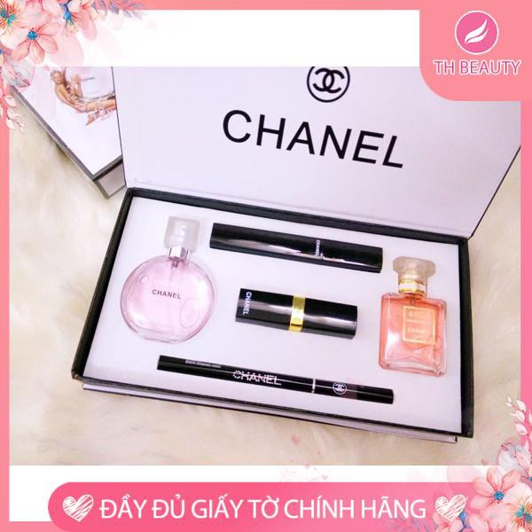 <THẬT 100%> Bộ trang điểm Chanel 5 món