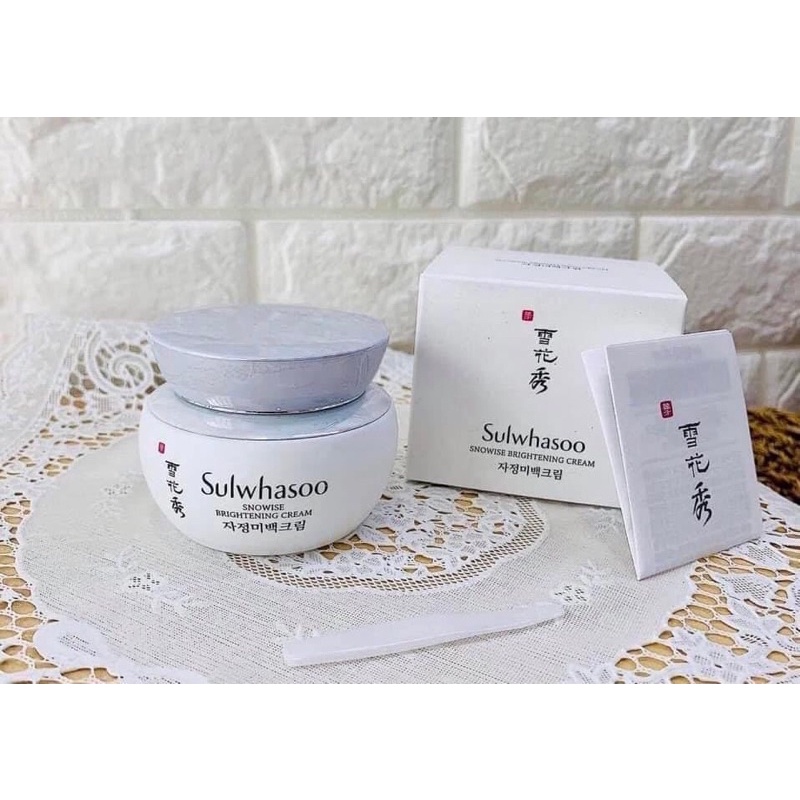 Kem dưỡng trắng da Sulwhasoo bạch sâm dưỡng trắng da mờ thâm nám 5ml
