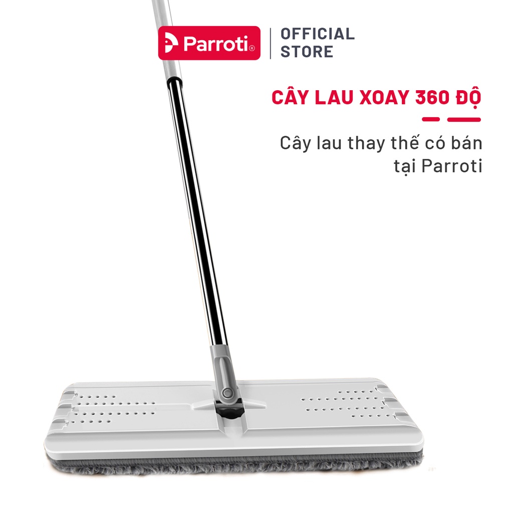 Cây lau nhà thông minh tự vắt, chổi lau nhà 360 độ - Parroti Pro PR01