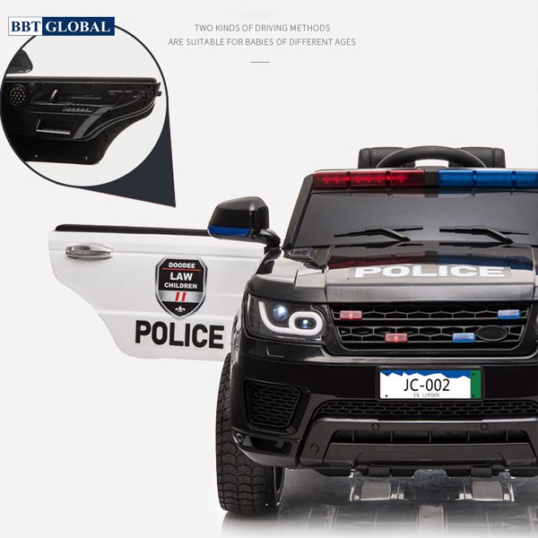 Ô tô điện trẻ em cảnh sát kiểu Mỹ BBT Global US911 kèm còi hú như xe thật