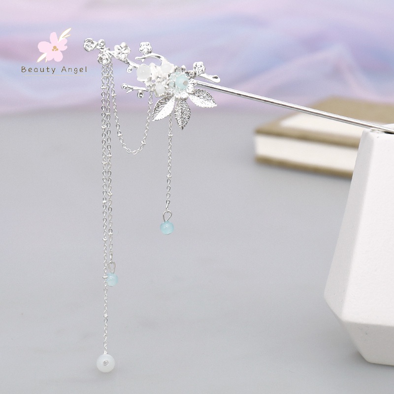 Trâm Cài Tóc Hình Hoa Đính Đá Nhiều Màu Sắc Thời Trang Cho Nữ