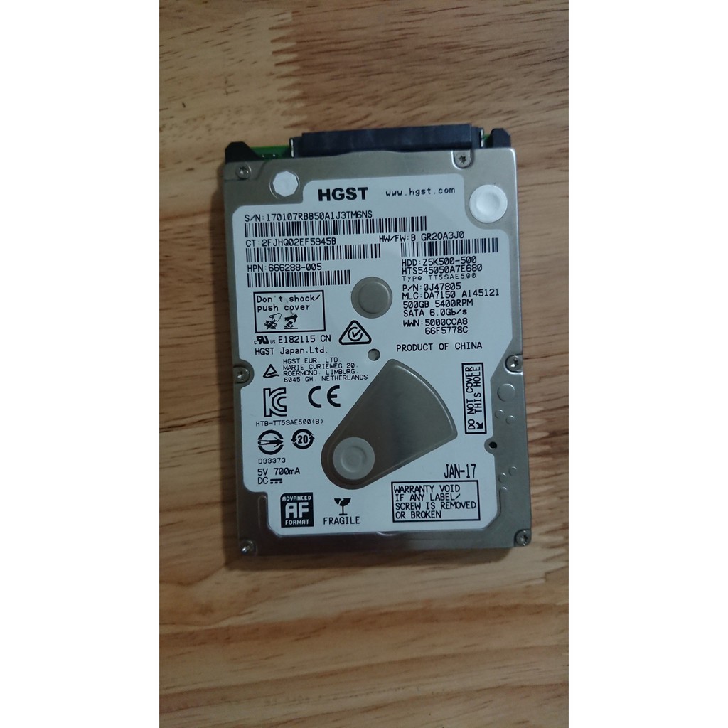 Ổ cứng HDD 500GB dùng cho laptop và máy tính để bàn (hàng tháo máy) | BigBuy360 - bigbuy360.vn