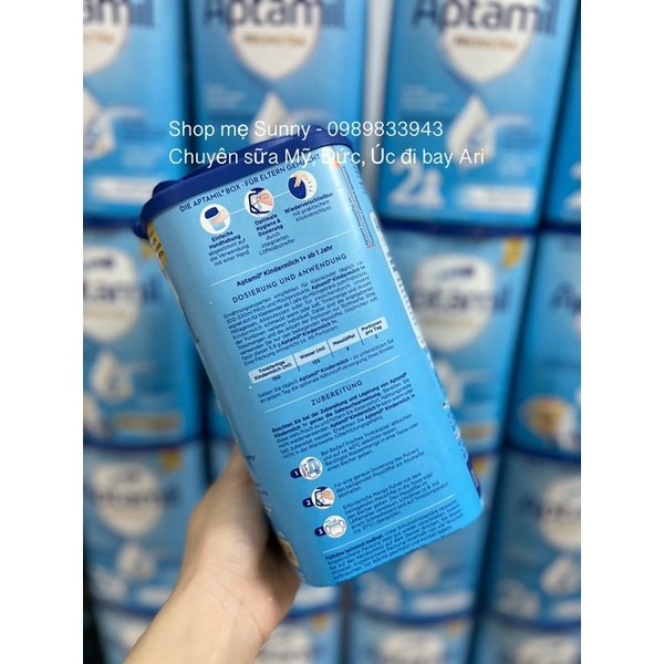 Sữa APTAMIL PRONUTRA số 1+ cho bé trên 1y hàng nội địa Đức