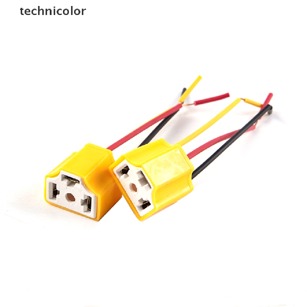 Set 5 Ổ Cắm Sứ H4 H4 Chịu Nhiệt Độ Cao Chuyên Dụng Cho Đèn Pha Xe Hơi