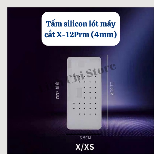 Tấm silicon lót máy tách kính  X-12prm 4mm