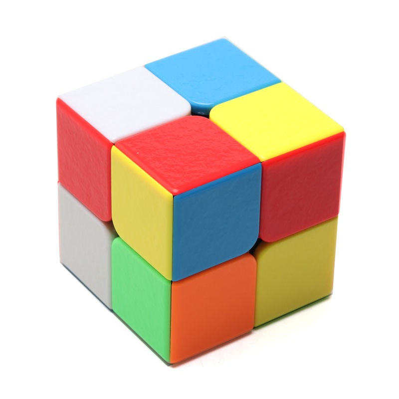 Bàn tay linh thiêng đá quý bậc hai Khối lập phương Rubik Trò chơi bậc 2 đặc biệt kết cấu da mịn màng rắn màu miễn phí Hì