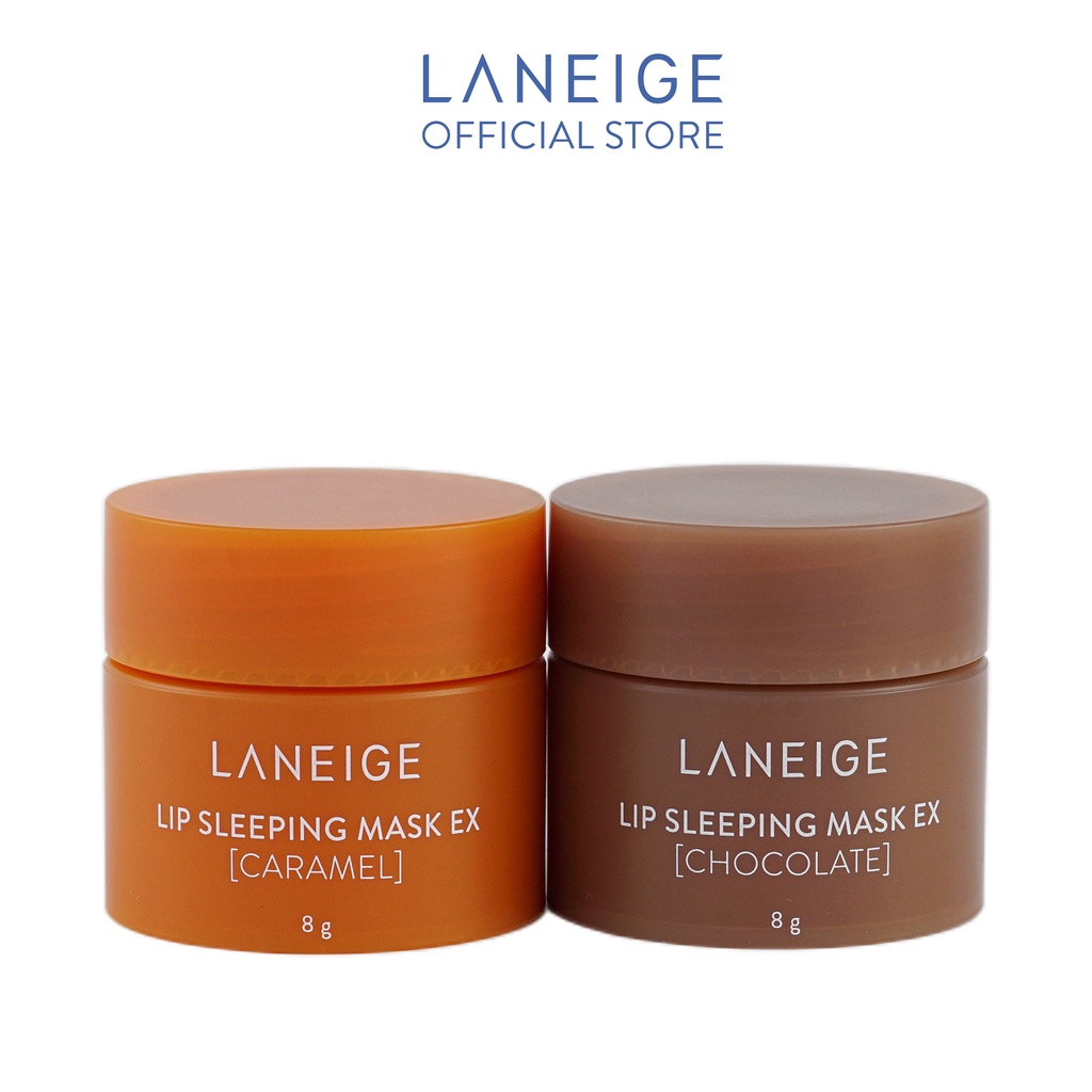 [Phiên bản giới hạn] Bộ đôi Mặt nạ ngủ dành cho môi Laneige Lip Sleeping Mask Caramel &amp; Chocolate 8G