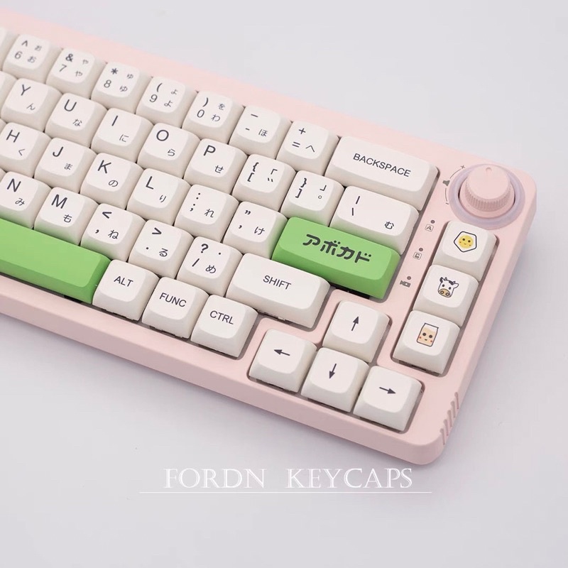 Keycaps PBT XDA Avocado 137 Phím , Nút dành cho bàn phím cơ