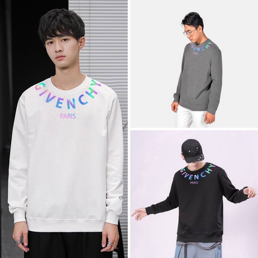 Áo Sweater nỉ ❤️/Áo nỉ Ulzzang phản quang unisex dài tay cho nam và nữ - Given Paris /Freeship 99k - AS81