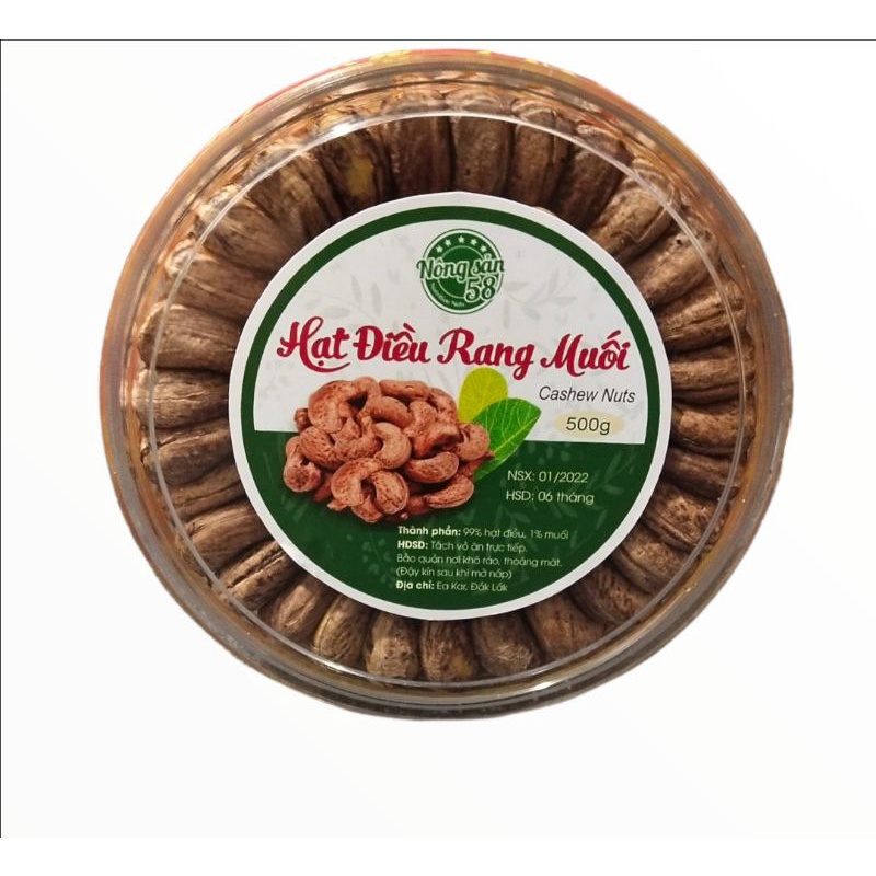 [ giá sỉ] 500g hạt điều rang muối a cồ loại ngon