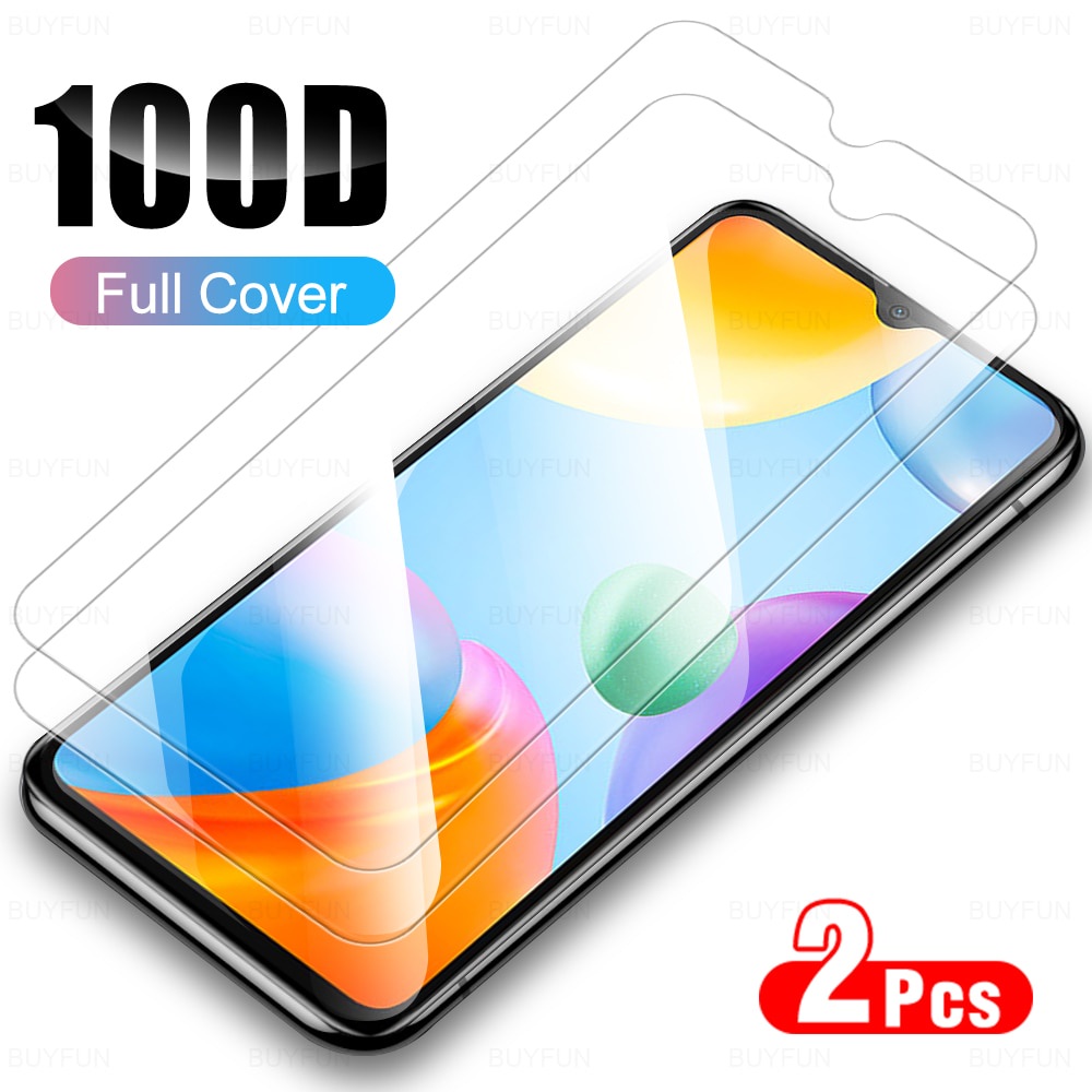 Set 2 Kính Cường Lực Bảo Vệ Màn Hình Điện Thoại Xiaomi Redmi 10C 6.71" HD 10 C C10 Redme10 C