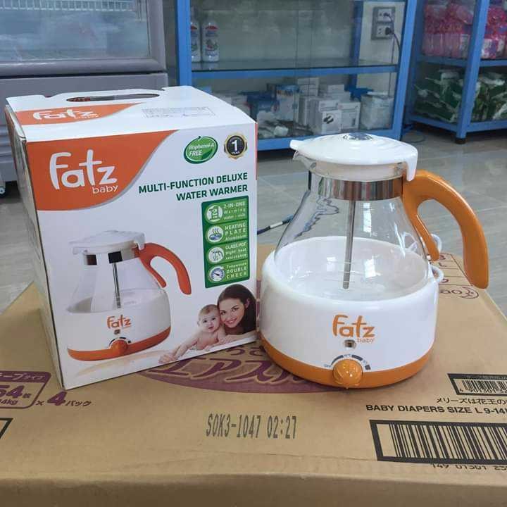 (BẢO HÀNH 24 THÁNG) MÁY HÂM NƯỚC PHA SỮA 800ml CÓ ĐỒNG HỒ ĐO NHIỆT ĐỘ Fatzbaby FB3005SL