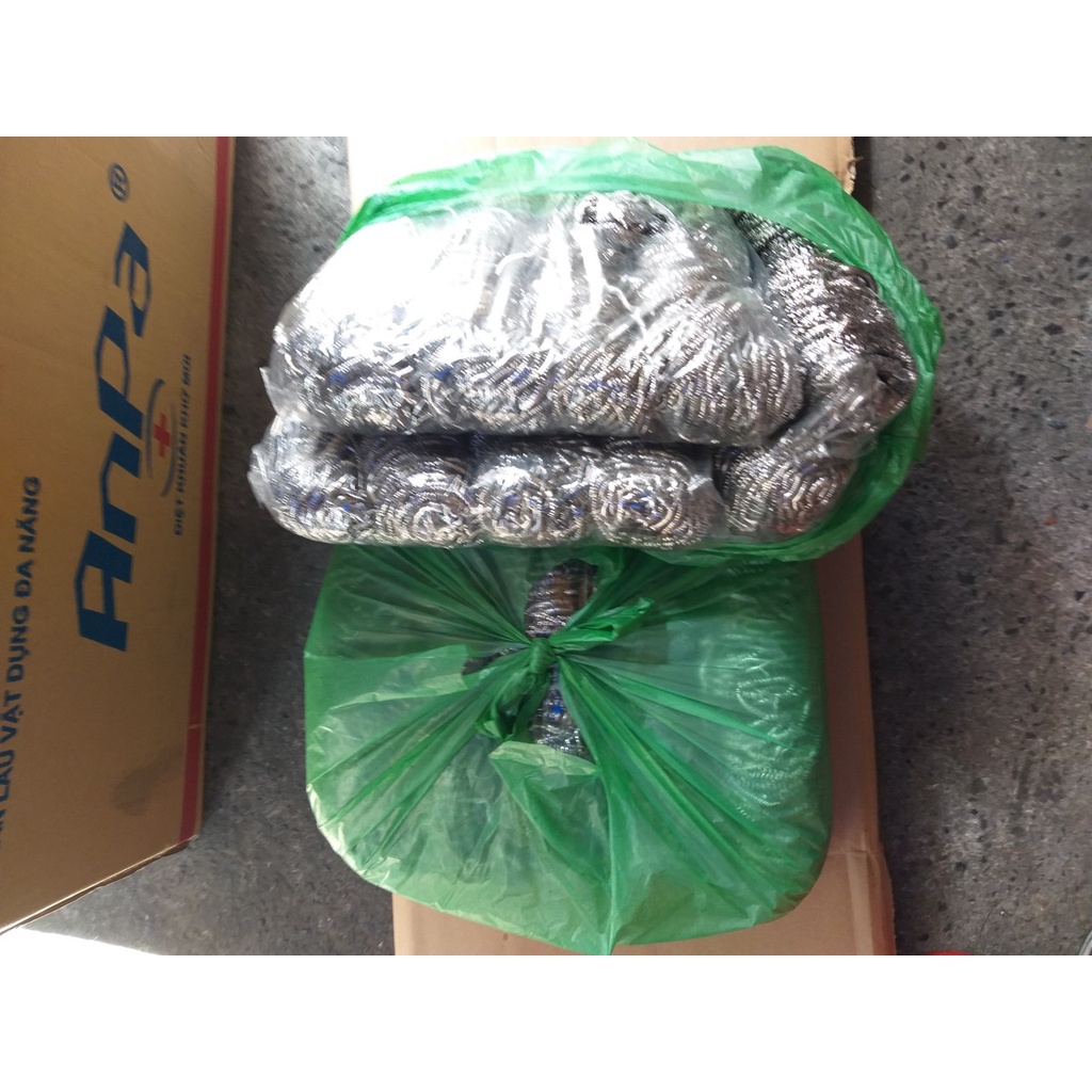 1KG miếng cước/bùi nhùi inox cọ nồi chùi xoong