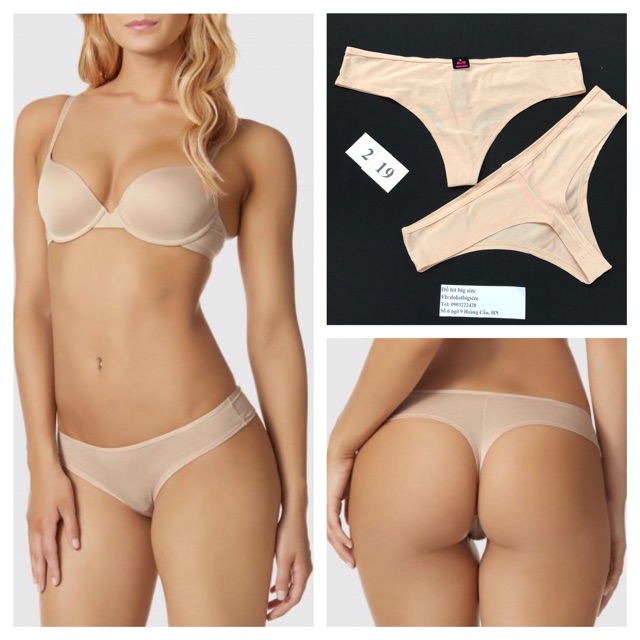 Size XL Quần lót lọt khe ultra soft thun lasenza big size