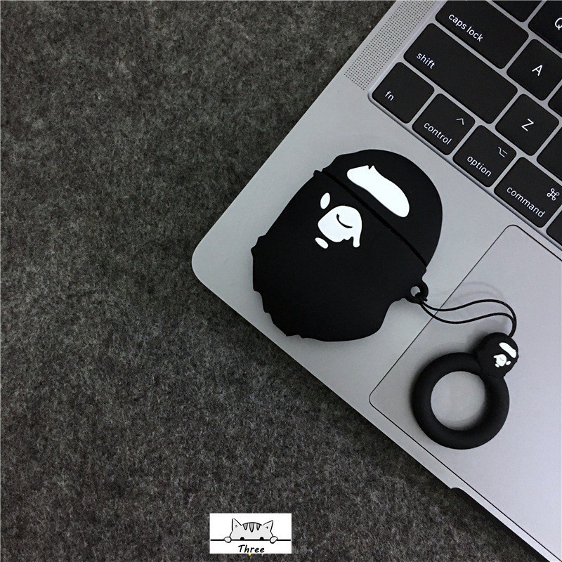 Bape Airpods Silicone Earphone Portable ShockProof Protective Cover Case for i10 i11 i12 i13