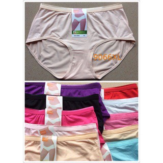 Quần lót bigsize 3xl cho người già trẻ béo mập bầu 80kg 70kg 60kg chip nữ cạp nhỏ lưng cao (Q9066); bikini