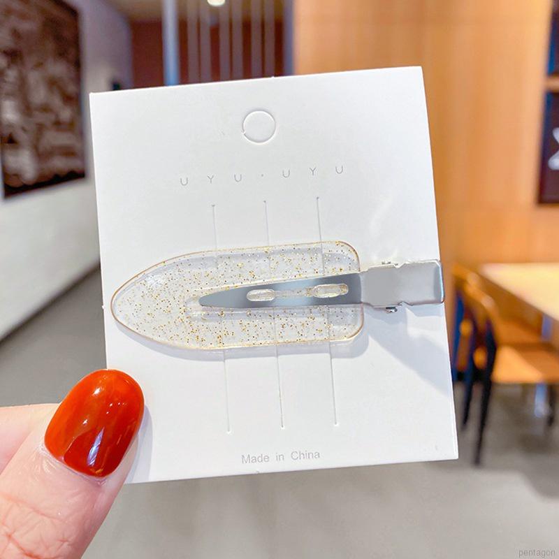 1 Kẹp Tóc Mái Màu Kẹo Trong Suốt Phong Cách Hàn Quốc Cho Bé Gái